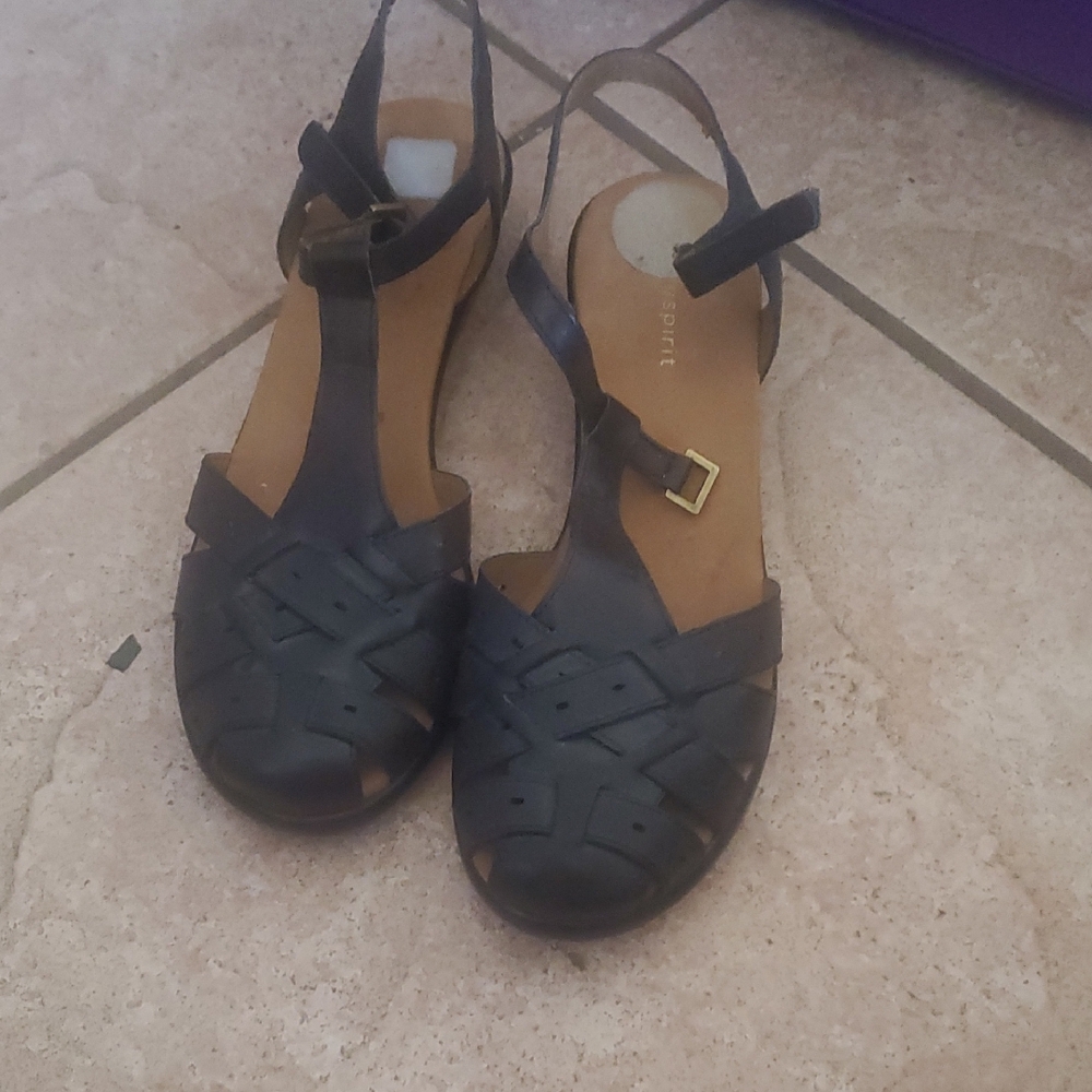 Esprit Black Strappy Women's Sandals